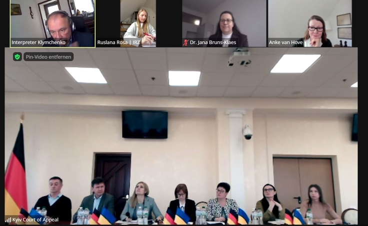 Online-Konferenz mit der Ukraine (Schmuckbild)