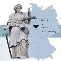 Zu den Gerichten im Bezirk OLG Oldenburg (Schmuckgrafik)